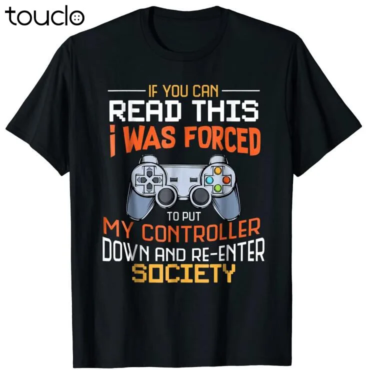 I Was Forced To Put My Controller Down Funny Gaming T-Shirt unisex