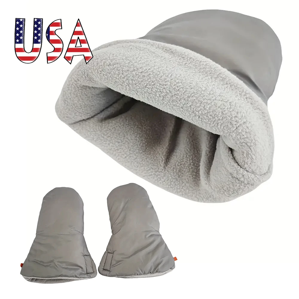 

Перчатки для толкания Очень толстые водонепроницаемые теплые конструкции Зимняя тележка для гольфа Курс для гольфа Использование ветрозащитных перчаток для игроков в гольф