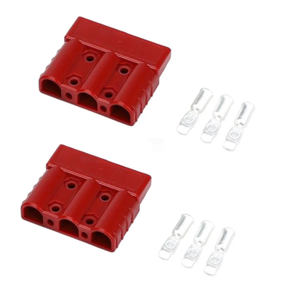 For 3 Pin 75A AC/DC Plug For UPS And Lithium Battery Solar Connector Caravan Socket Battery Charging Adapter Accessory