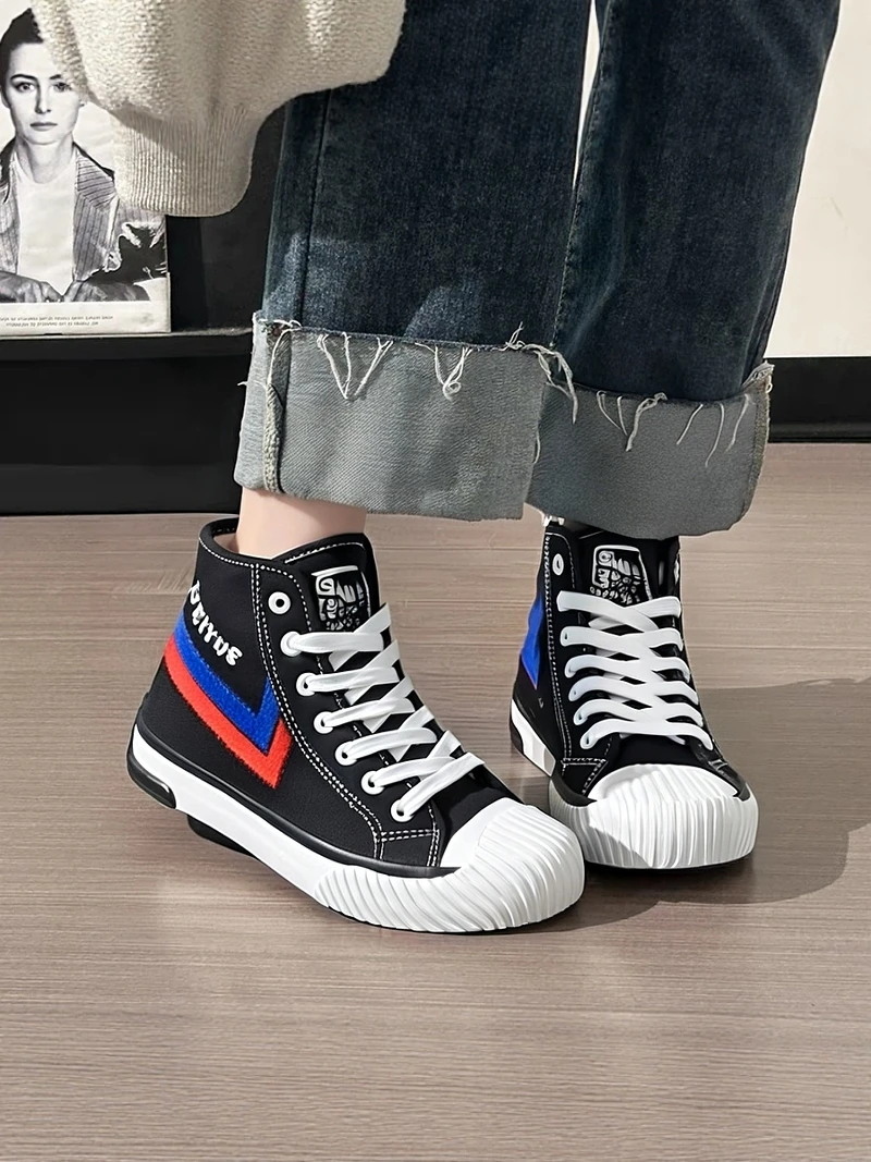 

Feiyue High Top Canvas oes женская повседневная универсальная студенческая модная весна 202, новинка 202, дышащая резиновая подошва