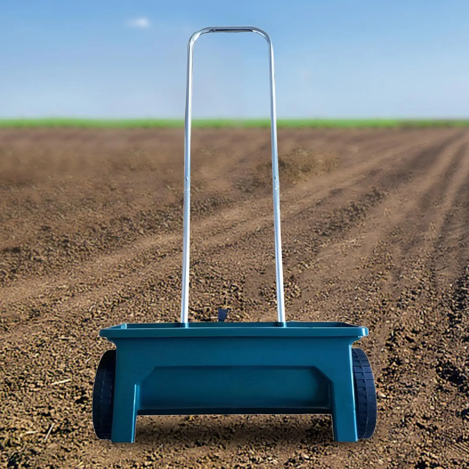 

Hand Push Spreader 12L Fertilizer Spreader for Lawn Ice Melt Compost