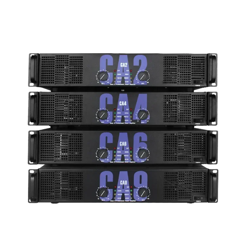 Power amplifier CA30 dual channel, professional stage performance wedding speaker high power KTV singing post amplifier