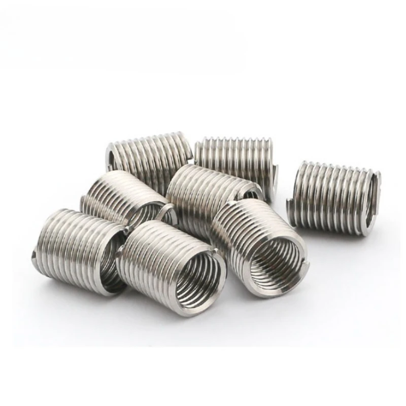 10pcs Stainless Steel Thread Repair Kit M3 M4 M5 M6 M8 M10 M12 M14 M16 Helicoil Type Screw Thread Repair Kit Wire Insert Sleeve