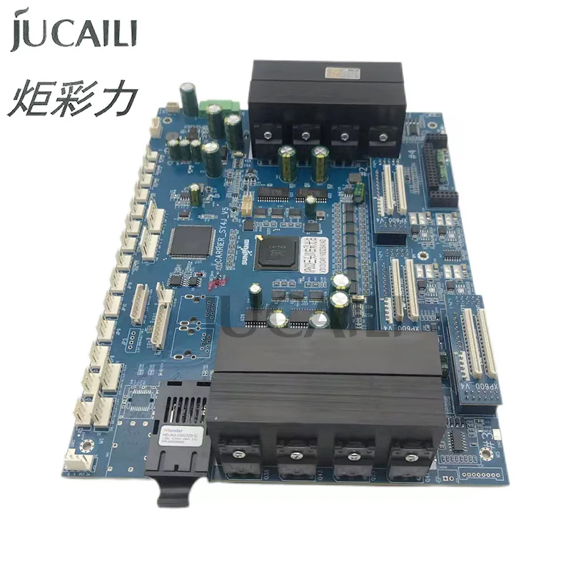 Jucaili senyang board kit para epson xp600, 3 cabeça e 4 cabeça, kit de conversão placa principal para impressão plana uv, para w + cmyk + v