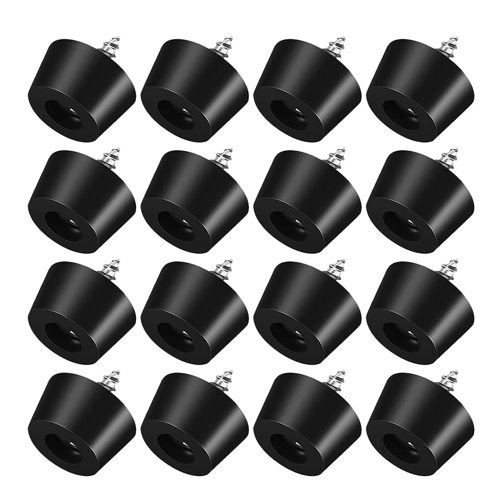 

100pcs Rubber Feet 25Mm Anti Skid Pads For Table Chairs Leveling Floor Protector Durable Furniture Levelers Home Office