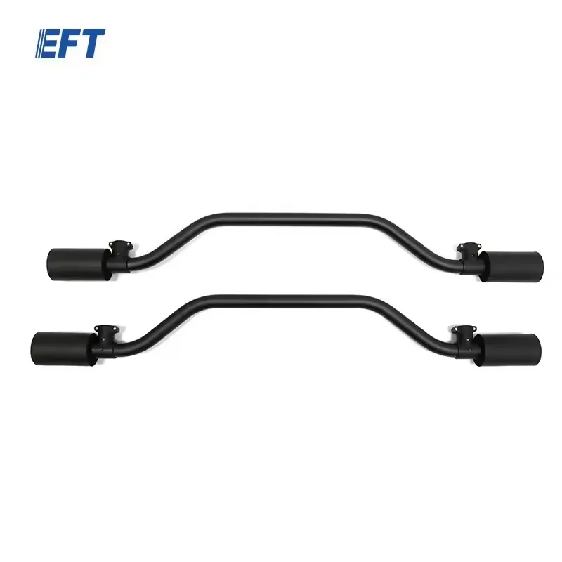 Barre transversale de train d'atterrissage pour EFT G630 G620 G420, 25mm de diamètre, 880mm de longueur, forme courbée, ensemble de 2 pièces