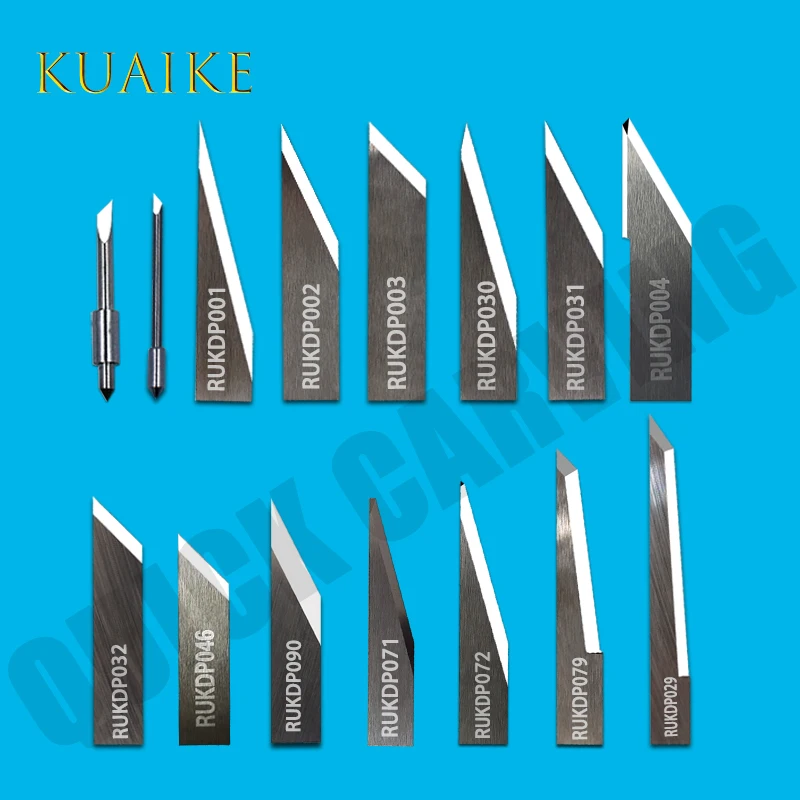 10PCS Standard RUK Cutter Cnc Automatic Flatted Digital Oscillating Blade Vibrating Knife RUKDP001 RUKDP002 RUKDP046 RUKDP072