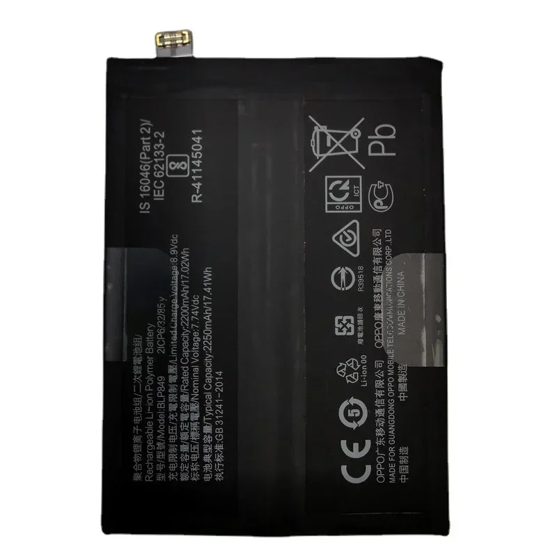 100% Orginal Neue Hohe Qualität BLP849 4500 mAh Batterie Für OPPO Realme GT/Realme GT NEO Handy Batterien bateria