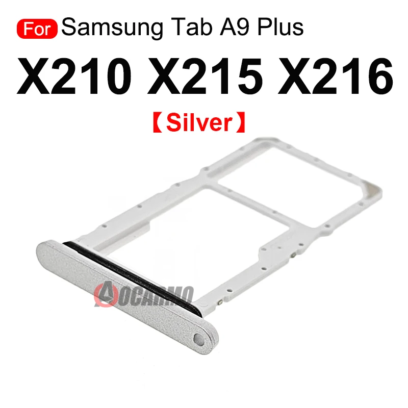 1Pcs Grey Black Blue Sim Card SIM Tray Holder Replacement Parts For Samsung Galaxy Tab A9 Plus a9+ SM- X210 X215 X216 11\