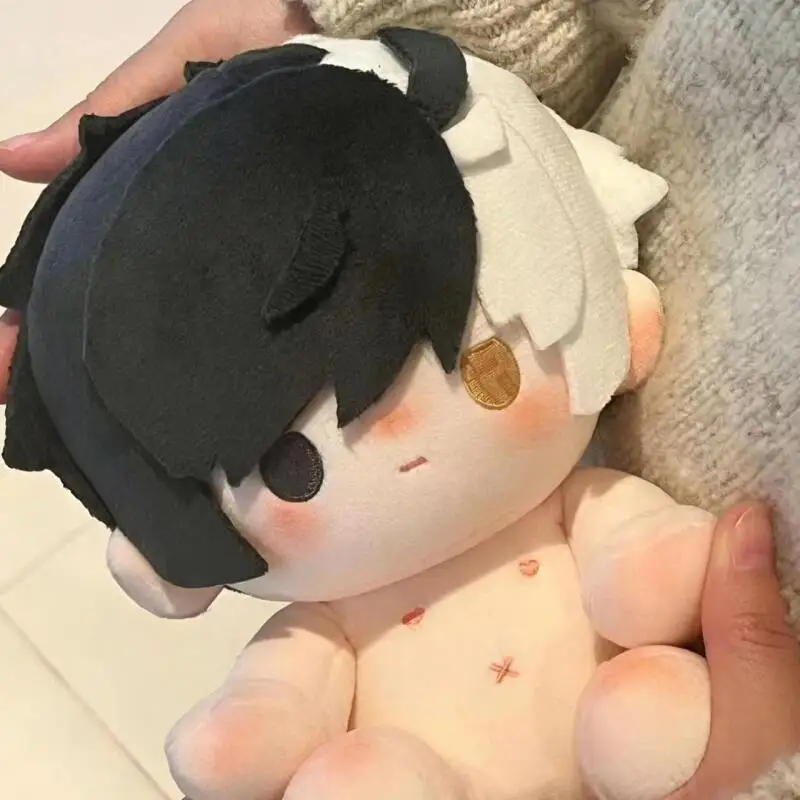 20Cm Wind Breaker Sakura Haruka Facial Embroidery Sitting Posture Plush Filling Naked Doll Diy Dress Up Bedside Decoration Gifts