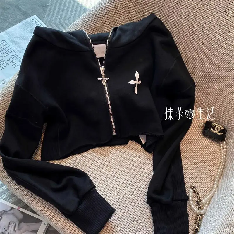 New casual sports hooded sweatshirt set shorts fashio high street all cotton two piece sets womens outifits y2k streetwear