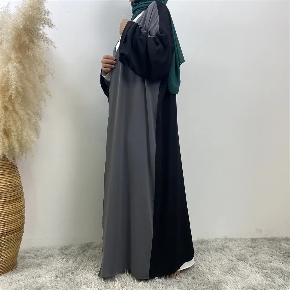 

UNI Ramadan Open Prayer Clothes Women Eid Kimono Abaya Dubai Muslim Cardigan Kebaya Kaftan Dress Islam Robe Arabe Musulmane