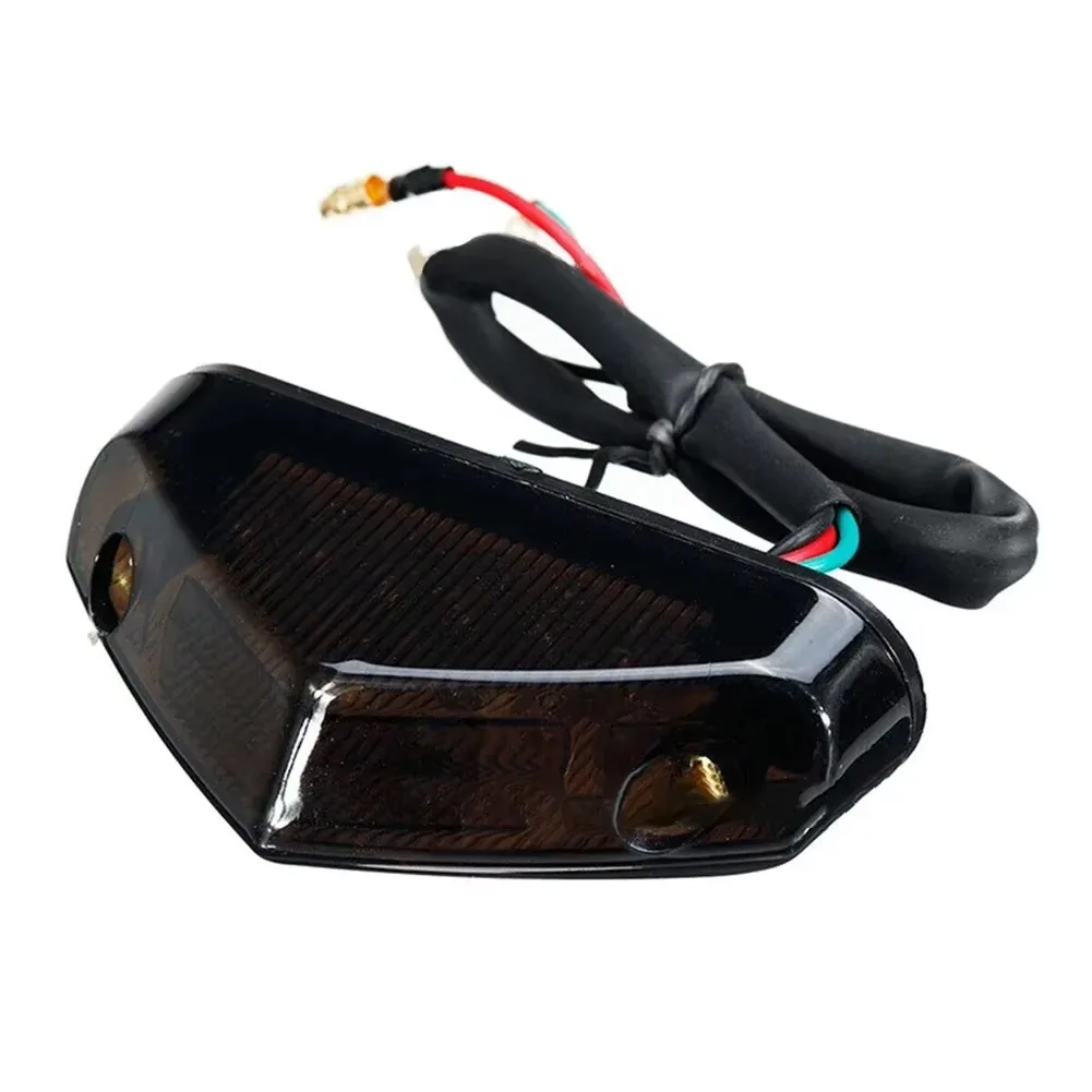 12V Led Motorcycle Tail Rear Light Lamp Taillight Motor Brake Stop Lights License Plate Light Moto Equipments Parts Accessories image 5