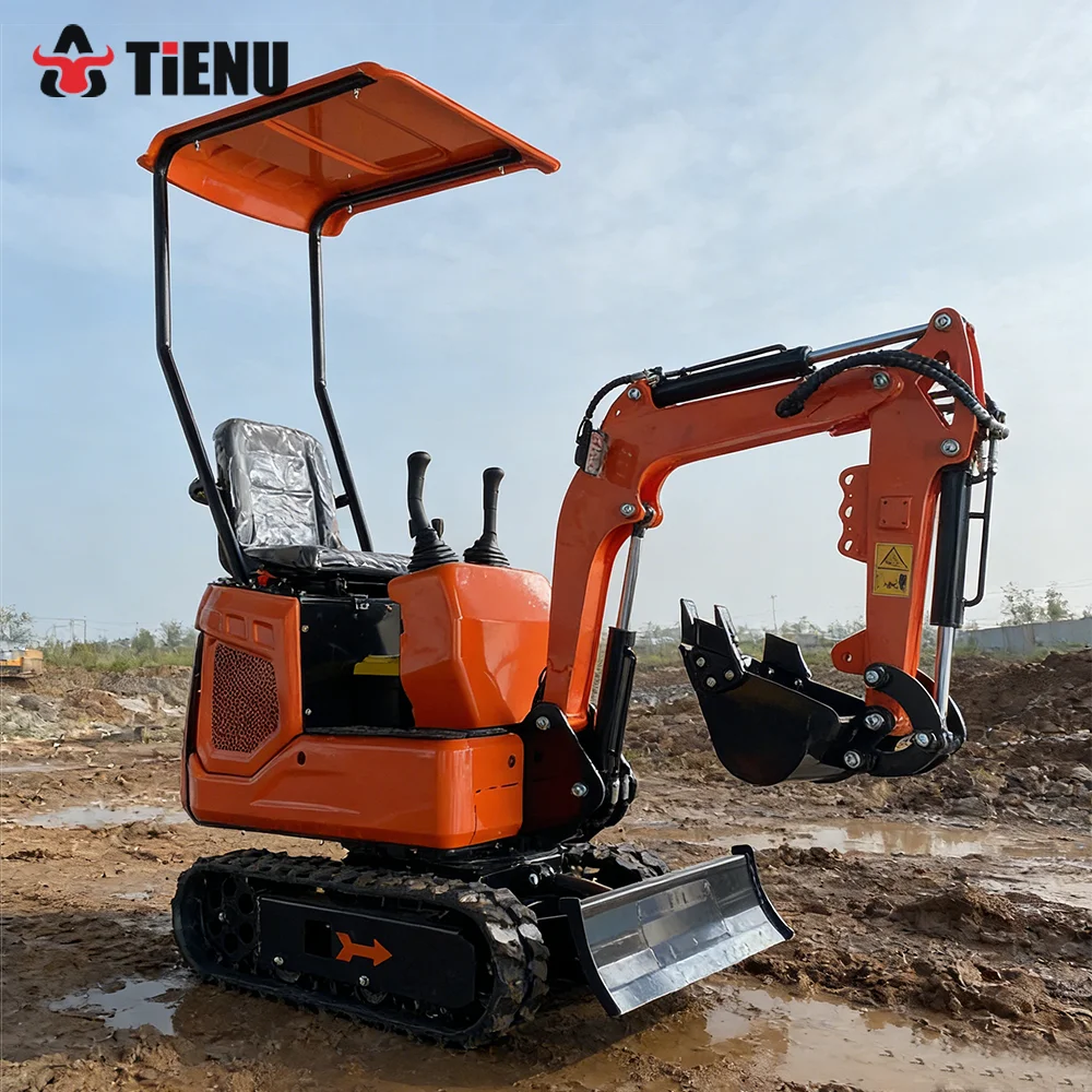 Diesel Mini Excavator Small Agricultural Hydraulic Excavator Tracked Door-to-door Delivery Available
