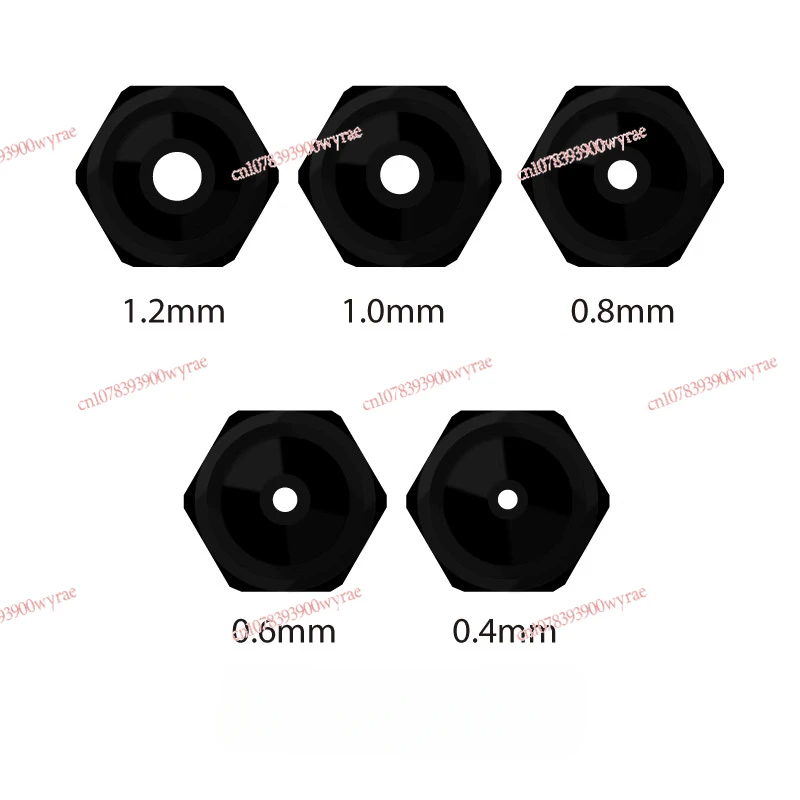 High temperature resistant high precision NF-volcanic hardening steel 3D printer E3DV6 extrusion head hot end nozzle