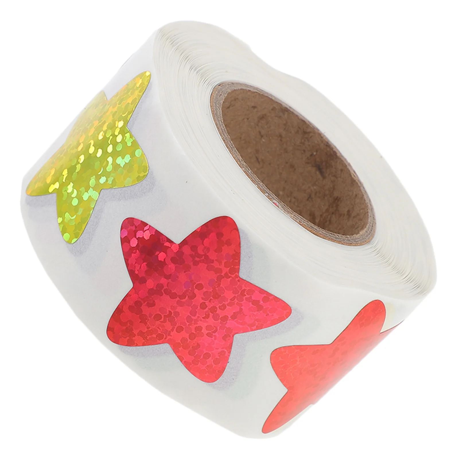 

1 Roll Five-Pointed Star Stickers Adhesive Reward For Kids Removable Five- Decals Incentive Stickers Students Teachers