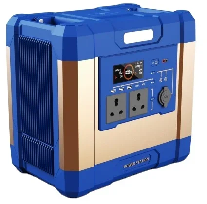 Solar generator 1000W lithium ions batteries Solar system supply Outdoor Camping emergency Portable Powered Station