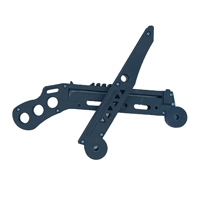 3D Printed Plastic Folding Slingshot Toy Outdoor Wooden Arrow Shooting Practice Rubber Band Folding Slingsshot Toy