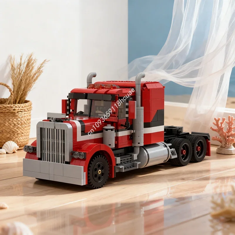 

1141pcs MOC Peterbilt rc truck Model Teamed Building blocks Architecture idea Christmas gifts Education Brick Kids toys Birthday