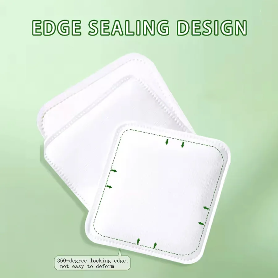 200/400Pcs 일회용 라운드 메이크업 패드, 두꺼운 메이크업 리무버 패드, 다목적 스킨 케어, 데일리 스킨 케어, 스킨 클리닝, 메이크업 리무버 7*6cm 100 개/갑