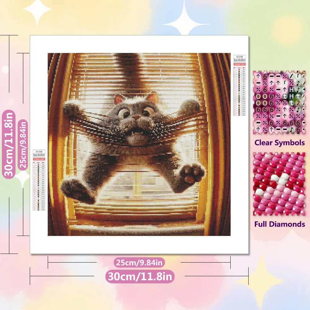 EverShine 5D الماس اللوحة الكلب القط DIY فسيفساء كامل مربع الحفر المستديرة التطريز الحيوان حجر الراين صور المنزل الترفيه هدية #2