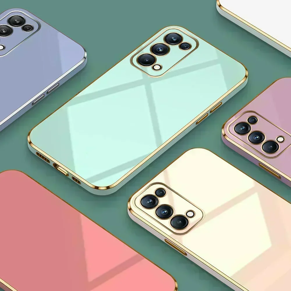 Shockproof Plating Phone Case For Samsung Galaxy A53 5G A52s A51 A52 A54 A34 A71 A13 A12 A21s A31 A73 A72 A22 A50 A33 A32 Cover