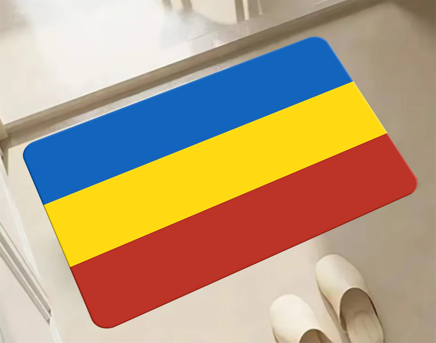 

VIKAMA LGBT Rainbow Blankets Non-slip Floor Mats Bedroom Bathroom Home Decoration