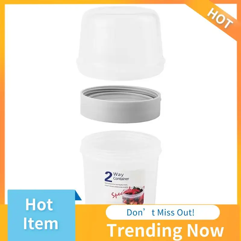 

CMHI-двухслойный контейнер для хранения свежести, герметичный пластиковый ящик для хранения продуктов для кухни, герметичные банки с фруктами и закусками