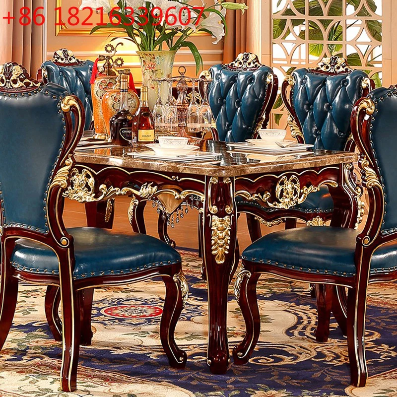 

Обеденный стол из массива дерева, 1,5 м, мрамор, красный сандал, окрашенный золотом