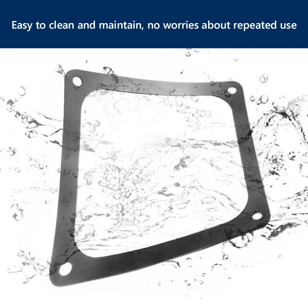 10Pcs 8/9/12/14CM PC Chassis Cooling Dust Filter Magnetic Nylon Frame Dustproof Mesh Cover Anti-dust Computer Case Fan Net Guard