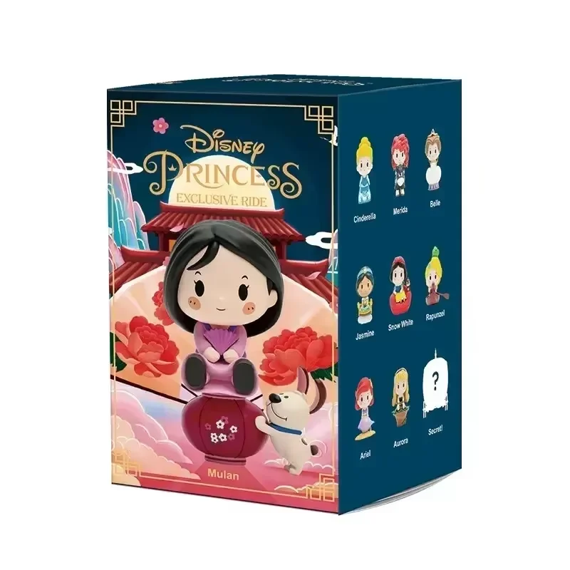 

100% Original Disney Princess Exclusive Ride Series Blind Box Toys Mystery Box Original Action Bag Mystere Kawaii Model Gift