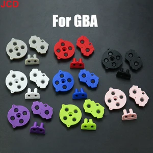 JCD 1 Set Tombol Konduktif Karet Warna-warni A-B D-pad Untuk Konsol Game GBA Game Boy Tombol Mulai Pilih Konduktif Silikon 8 penggantian tombol steam deck penjualan terbaik - №