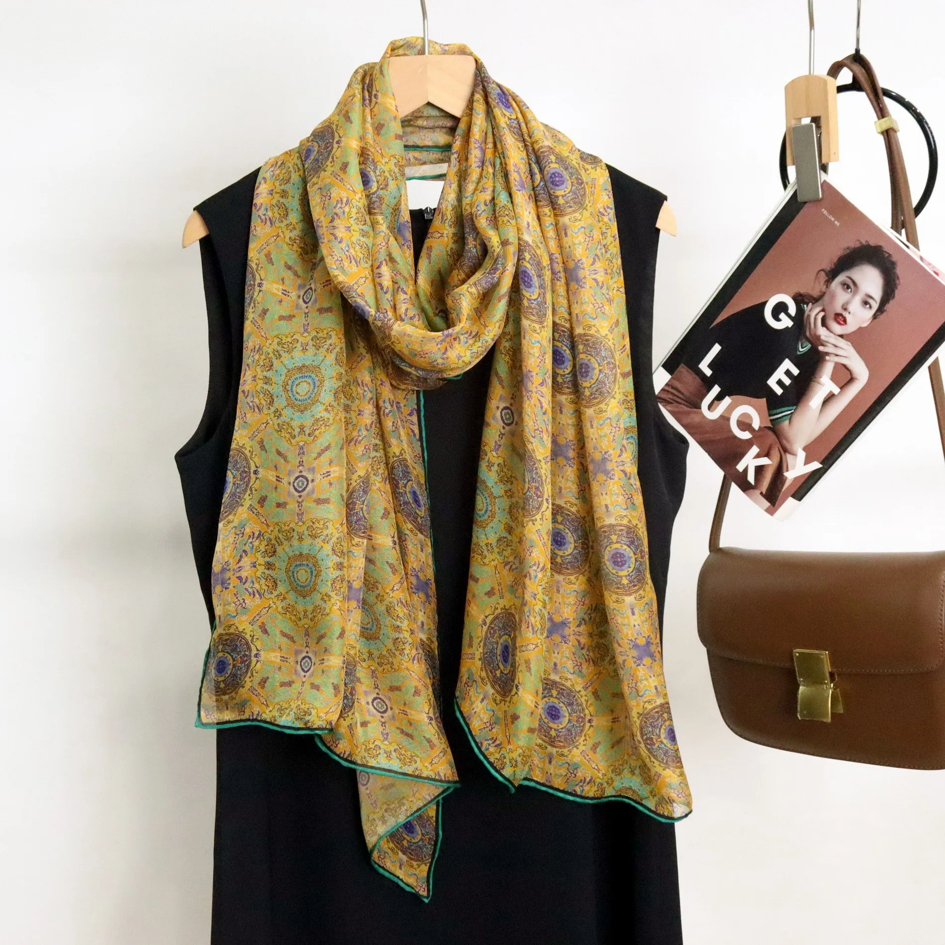 Echarpe-longue-en-soie-douce-motif-floral-westley-motif-huit-tresors-echarpe-carree-en-soie-tussah-polyvalente-style-coreen