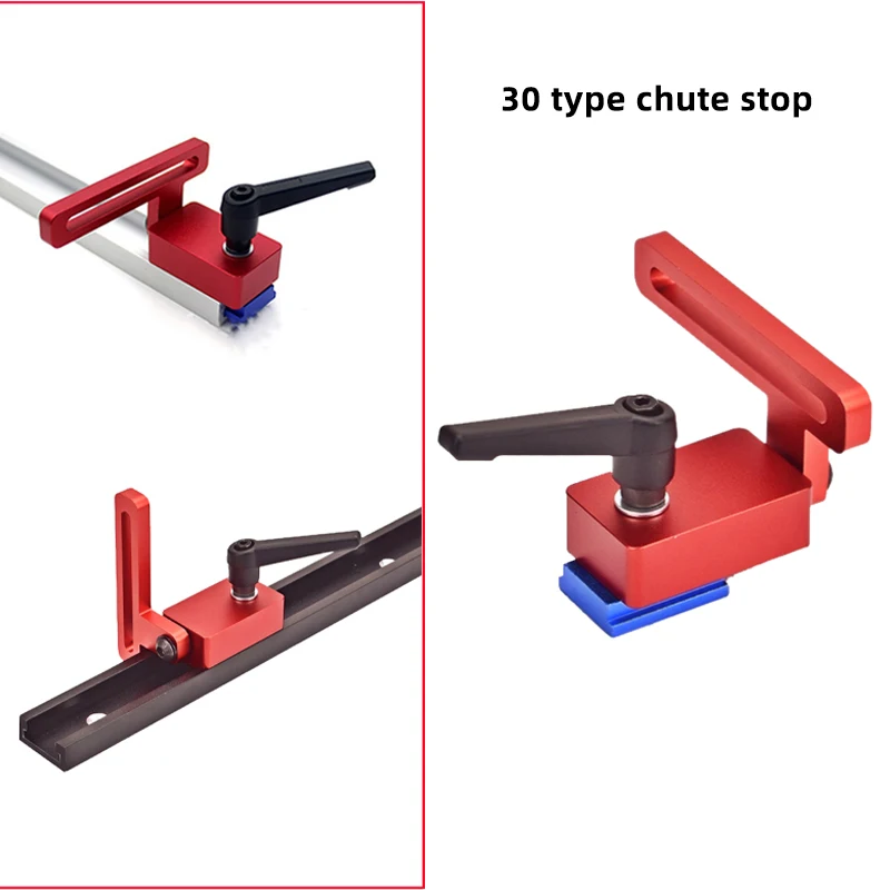 30 typ zsypu do obrรณbki drewna 30 ~ 50 cm prowadnica ukoลna ze stopu aluminium ukoลnik T tor suwak do stoลu warsztatowego