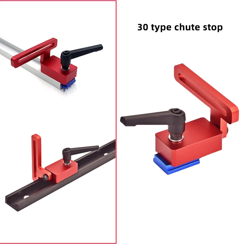 30 typ zsypu do obróbki drewna 30 ~ 50 cm prowadnica ukośna ze stopu aluminium ukośnik T tor suwak do stołu warsztatowego
