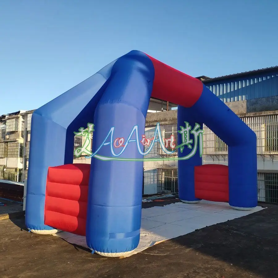 Durable Start Line Finish Line Inflatable Arches Event Arches With Banner For Race Running /Advertising