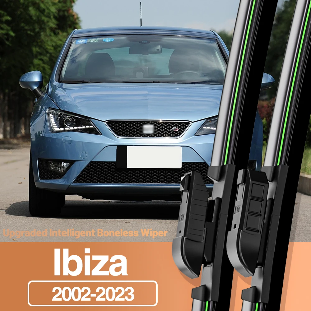 2 stücke Für Seat Ibiza 6L 6J 6F KJ 2002-2023 Frontscheibe Wischer Klingen Windschutzscheibe Fenster Zubehör 2003 2005 2008 2016 2017