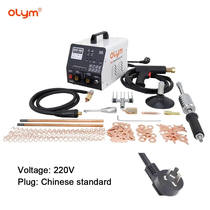 220V Chinese Plug Steel Metal Body Repair Equipment Spot Welder Dent Puller Machine Car Body Spotter For Repair Workshop