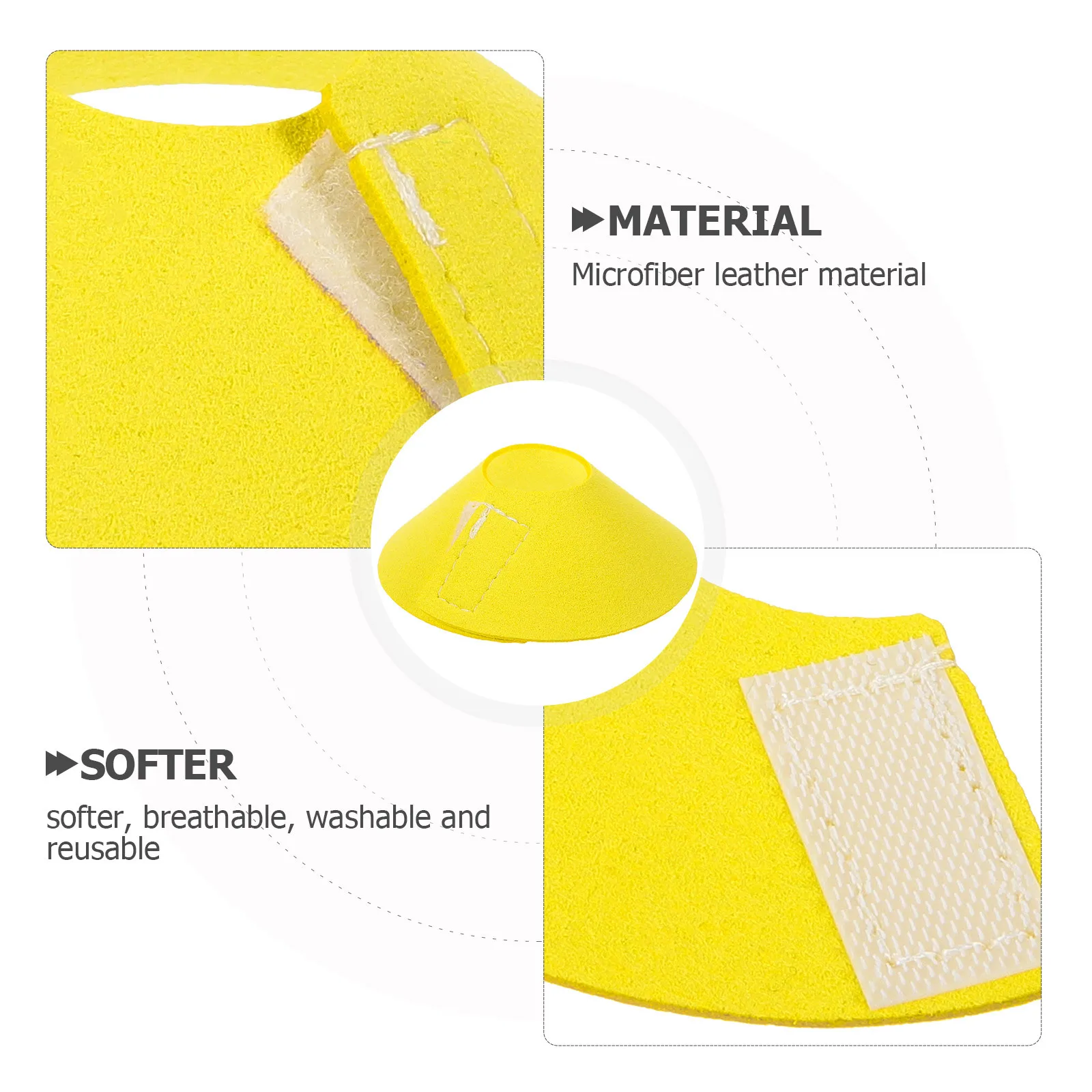 

Collar Anti-Biting Bird Neck Cone Durable Washable Microfiber Pet Supply Bird Anti-Pecking Cone Accessory