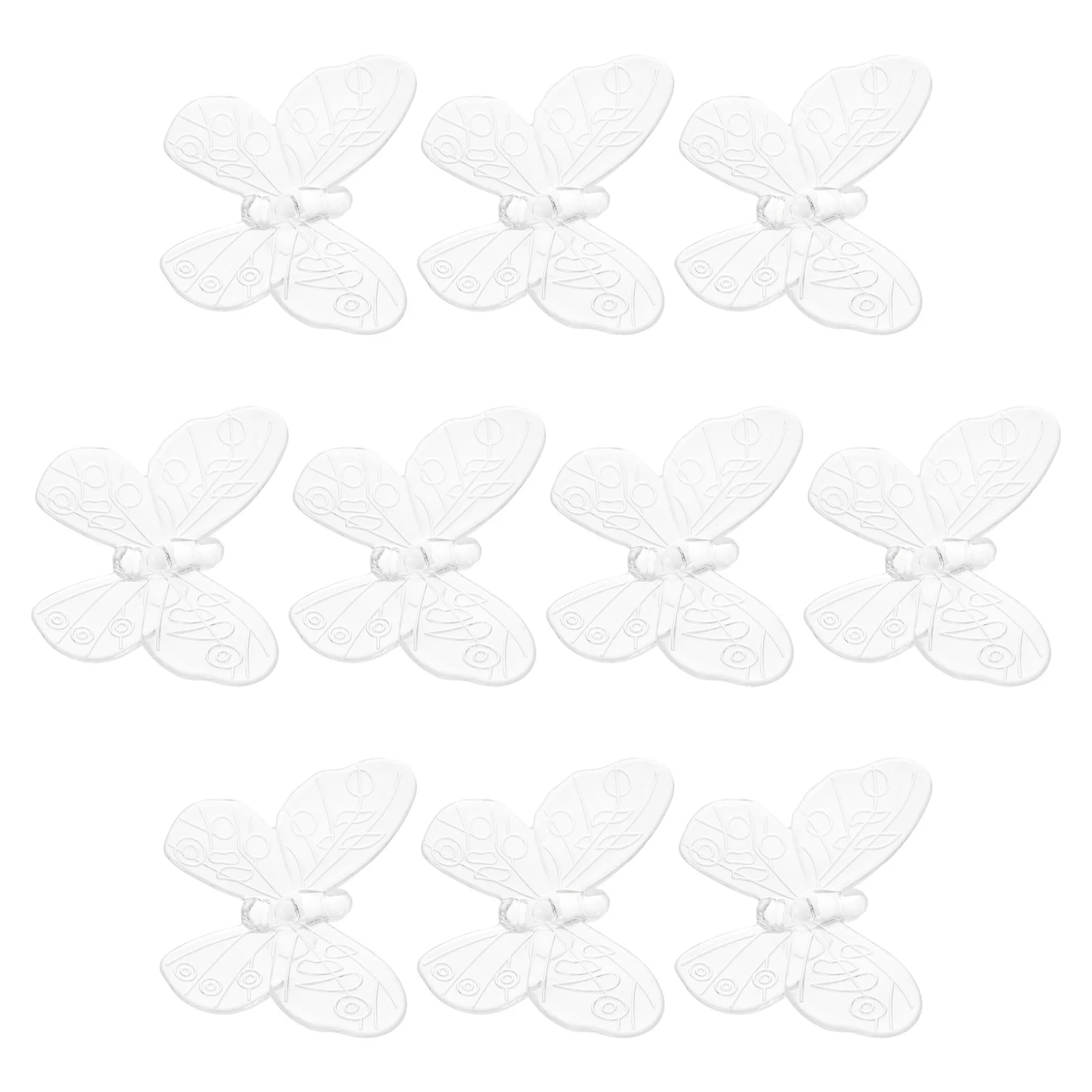 

100Pcs Solar Garden Stake Lights Butterfly Plastic LED Outdoor String Lights Decoration Lawn Patio Pathway Accessories