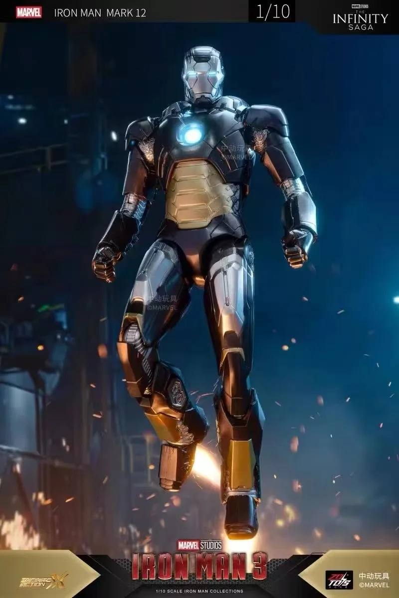 Zd Toys الرجل الحديدي سلسلة المشتركة المنقولة Mk11 12 14 15 23 27 36 37 Mk38 Mk40 فيلم عمل الشكل 7 بوصة Markdolls هدايا عيد الميلاد #6