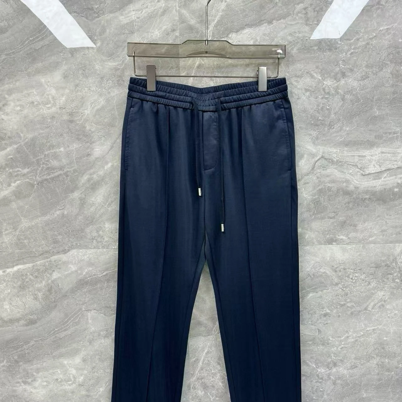 

BC итальянские мужские летние новые модные мужские повседневные брюки с вышивкой букв в стиле старых денег, прямые брюки на шнурке