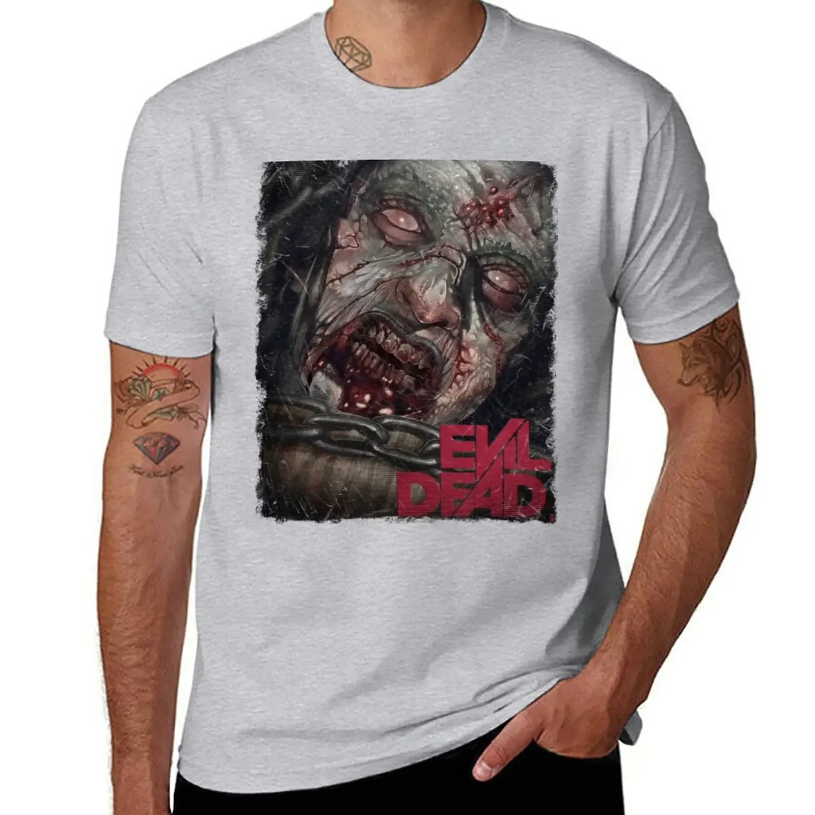 quick-drying Short t-shirt Short sleeve tee men clothing New Cheryl Deadite - Evil Dead T-Shirt custom t shirts harajuku funny