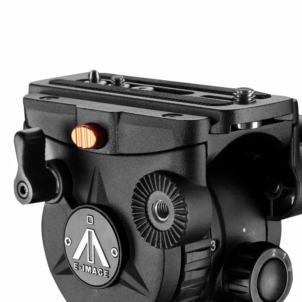 NEW E-IMAGE EI7063A2 75mm Bowl Size Heavy Duty Tripod Kit  Tripod Camera and Mobile Stand Smart Shooting Selfie Stick