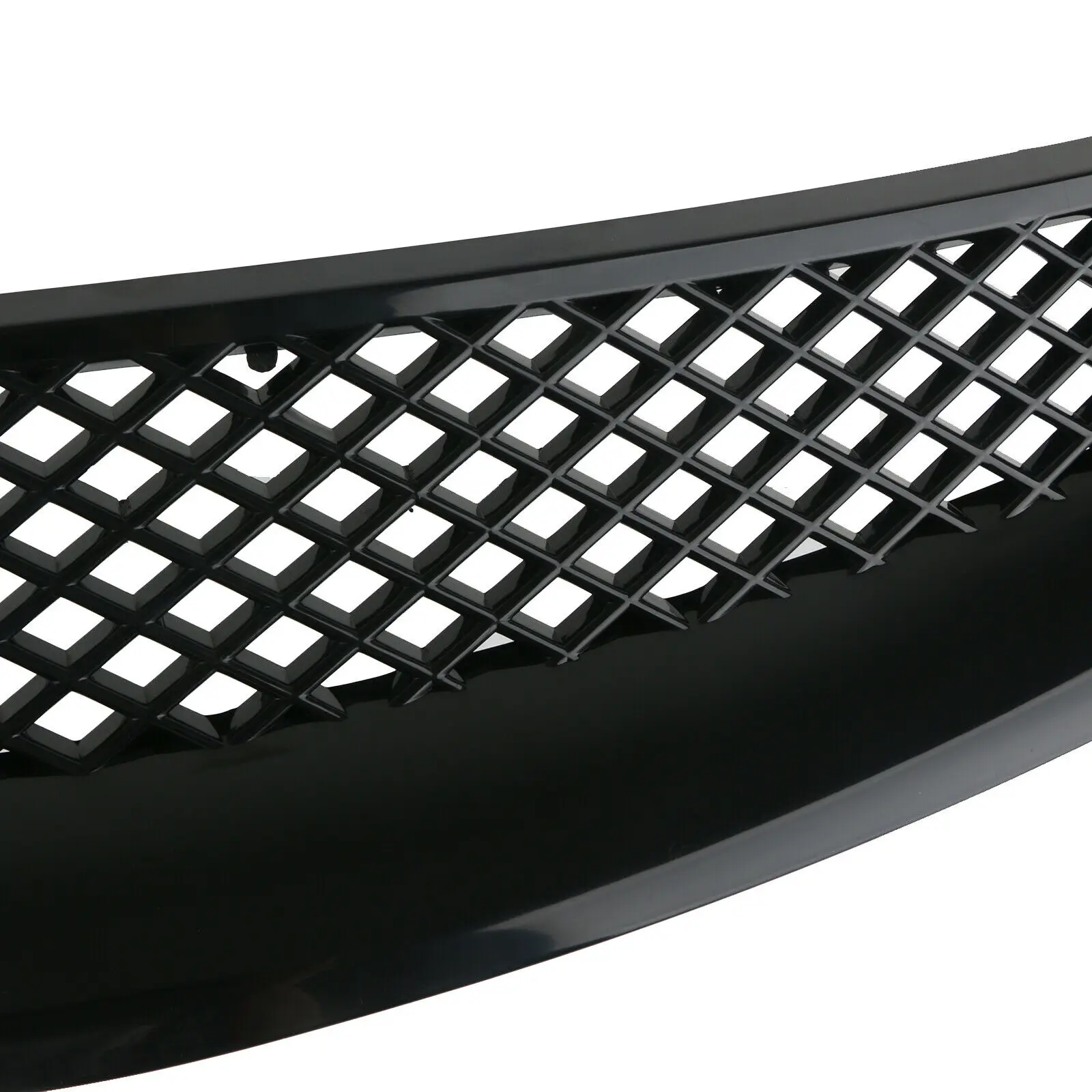NEW HOT In Stock-Car Gloss Black Mesh ABS Front Hood Grille Grill For Honda Civic JDM Type R 2001-2003