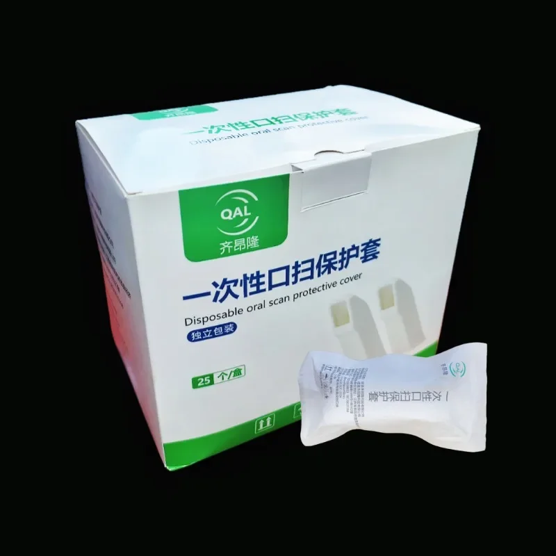 

Dental Oral Scanning Head Protective Cover Disposable Intraoral Scanner Sleeves for iTero 123 Generation Machine 25Pcs/box