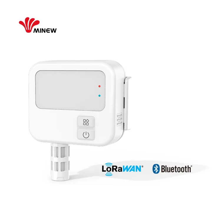 

Wireless IoT Lorawan Temp Remote Monitoring Device Digital Data Logger Real-time Lora Temperature And Humidity Sensor Recorder