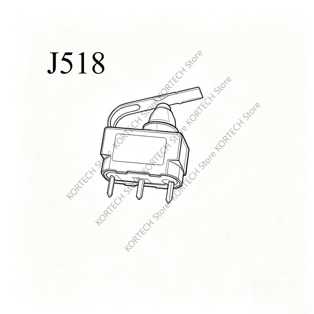 5PCS/Lot  J518 3 straight feet micro switch for Audi J518 lock ignition switch ELV/ESL A6L Q7 steering wheel lock ECU board