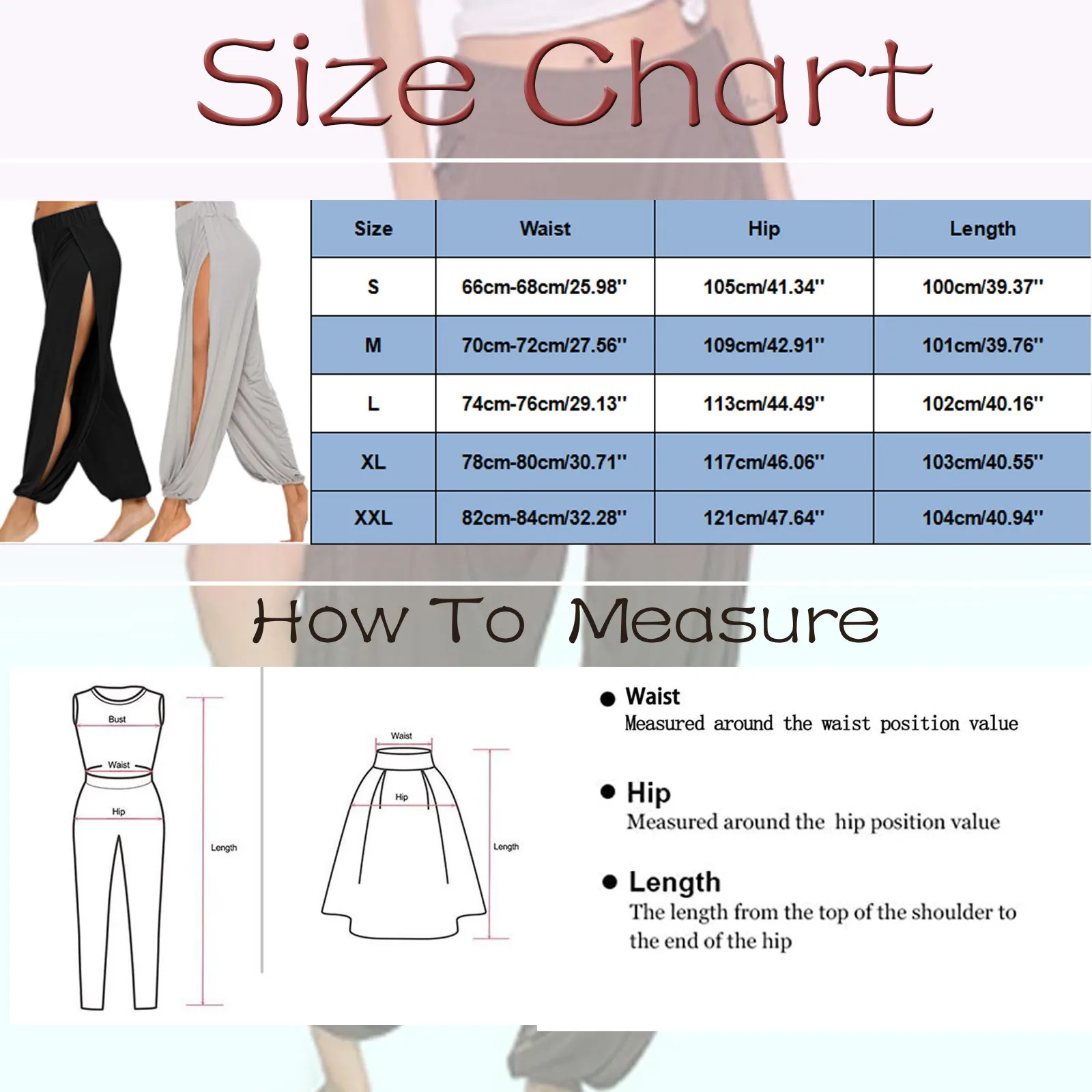 Women Fashion Yoga Pants High Waisted Slit Wide Leg Harem Pants Gym Leggings Casual Solid Hollow Workout Trousers Gym Home Wear