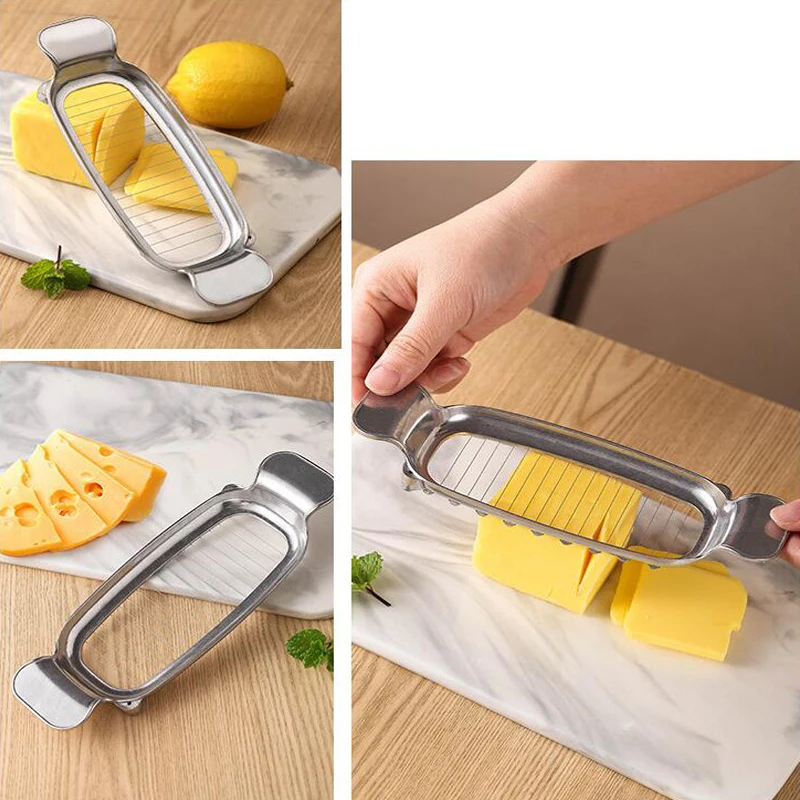 Butter Slicer Cutter Aluminium Käse Cutter Butter Slicer multifunktion ale Küche Food Tool Butter Cutter Draht Käse Slicer – Detail 2